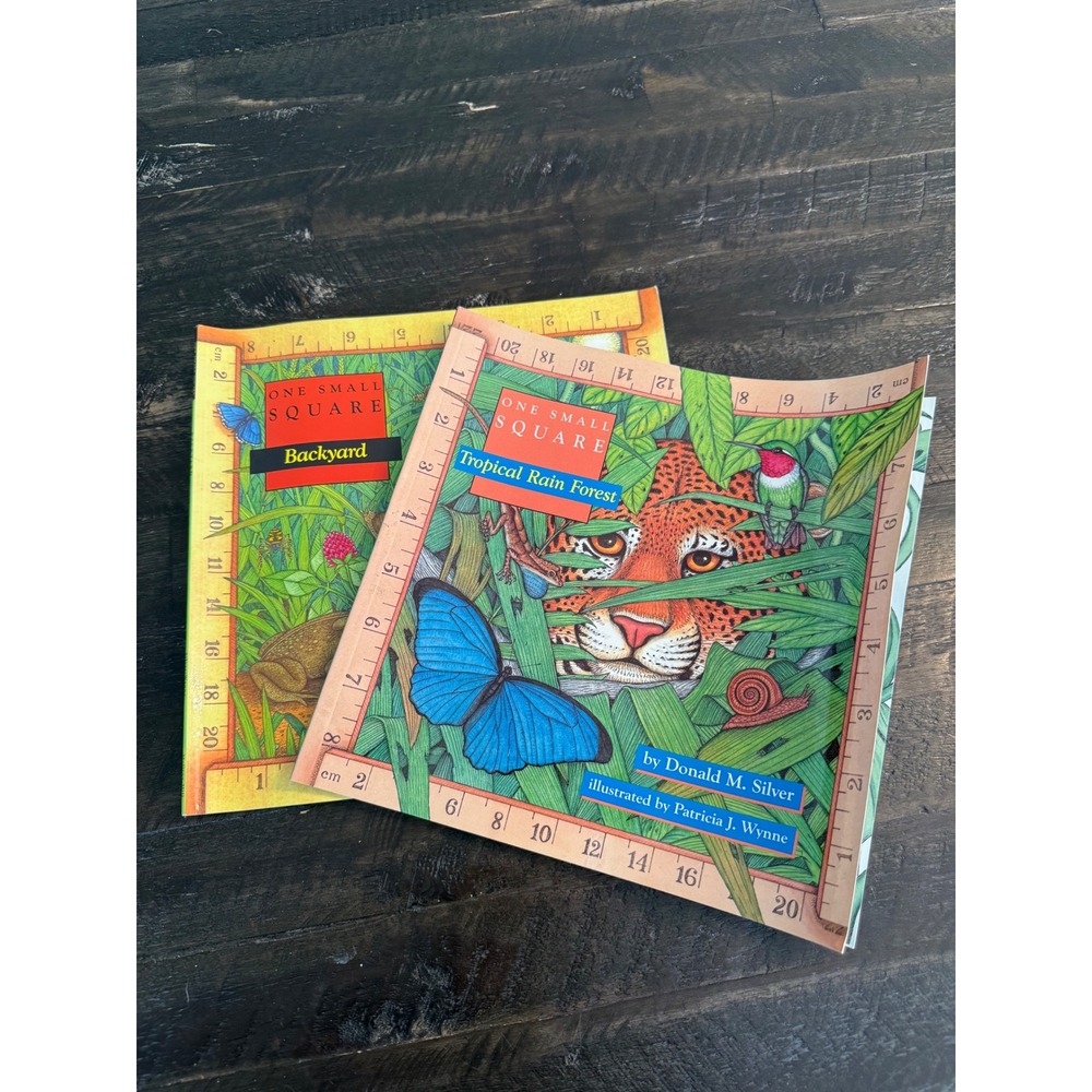 One Small Square Backyard Tropical Rain Forest Donald M Silver Science Book Set
